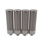 Customized SUS304 316 316L Stainless Steel Sintered Mesh Filter Caitridge Element With Diffrent Connectors 2