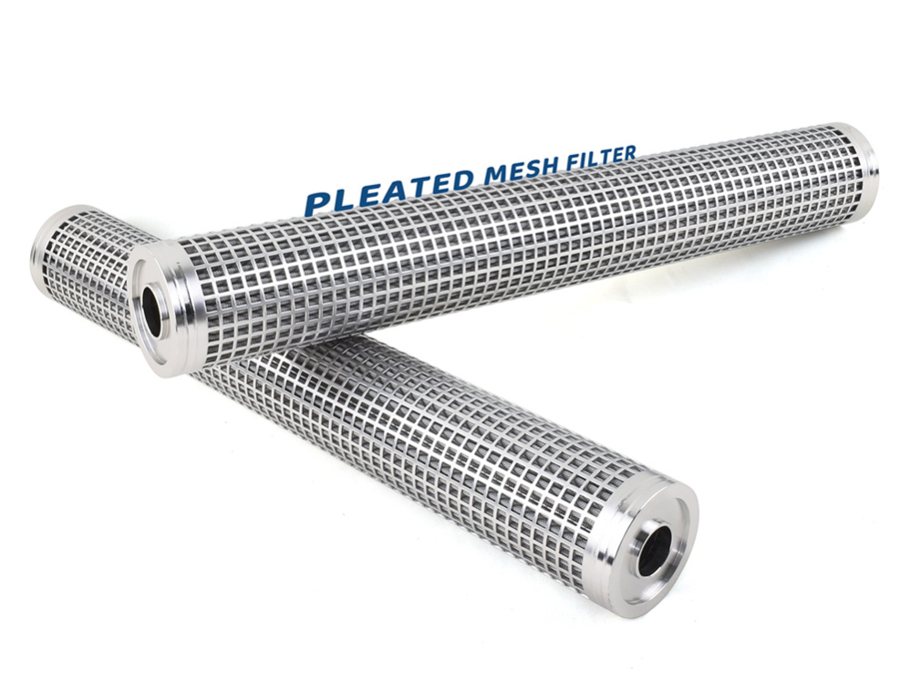 pleated mesh filter