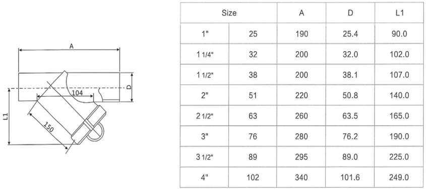 Y-Type Filters sanitary-y-type-stainless-steel-filter